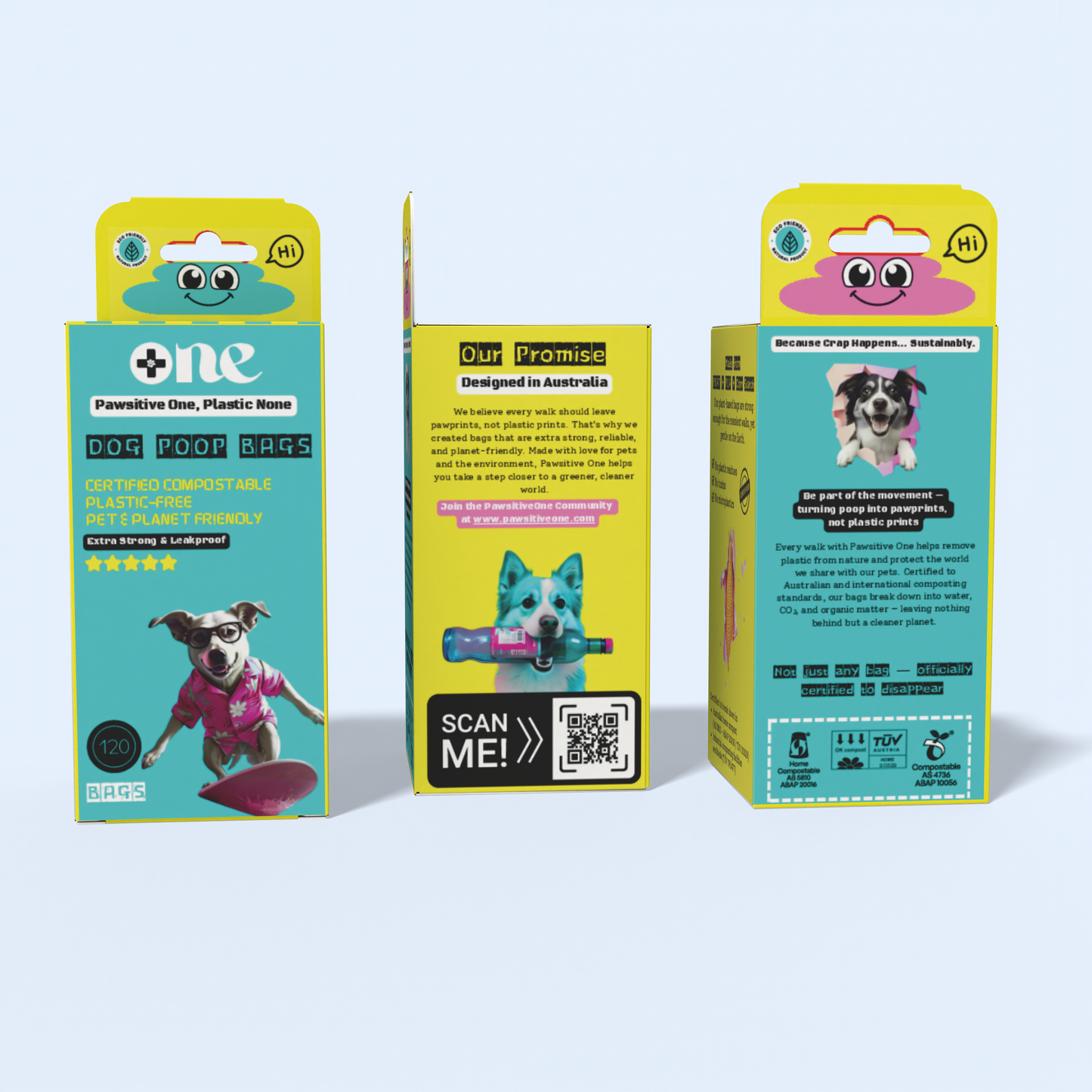 Compostable Dog Poop Bags 360 Pack | Extra Strong, Eco-Friendly & Plant-Based | Fast Delivery Australia