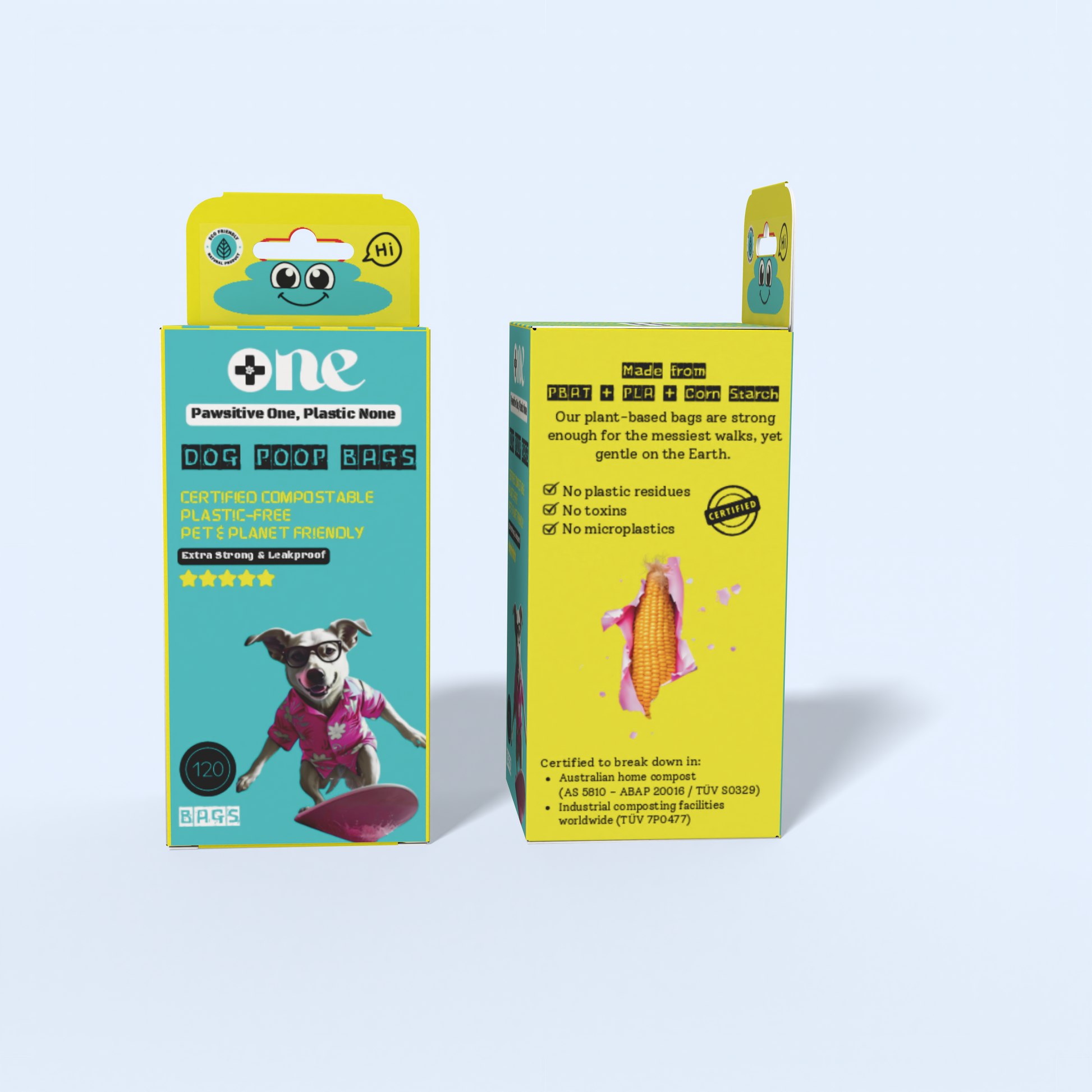 Compostable Dog Poop Bags 240 Pack – Certified, Non-Plastic Eco